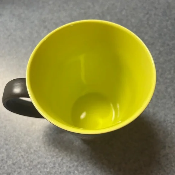 Prima Design Floral And Leaf Ribbed Cat Coffee Mug - Picture 3 of 4